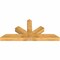 Ekena Millwork Saratoga Rough Sawn Timber Gable Bracket, Western Red Cedar, 72"W x 33"H x 6"D x 6"F, 11/12 Pitch GBW072X33X0606SAR00RWR - alternate 2